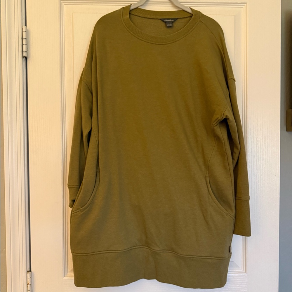 Eddie Bauer Sweatshirt Dress 32inch hem